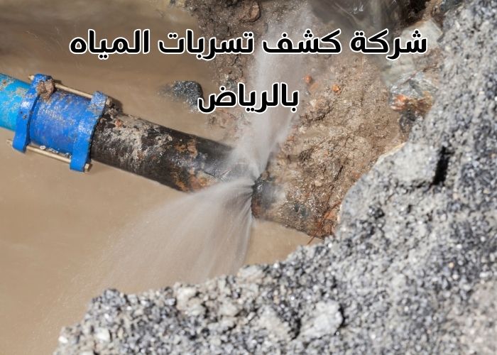 شركة كشف تسربات المياه بالرياض